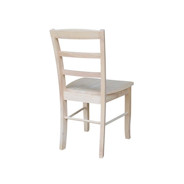 Unfinished Madrid Chair - 2 Chairs - Overstock - 37074707