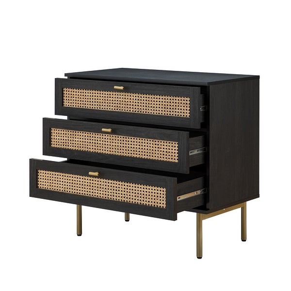 Selamat Multifunctional Contemporary Classic Chest with Metal Legs by