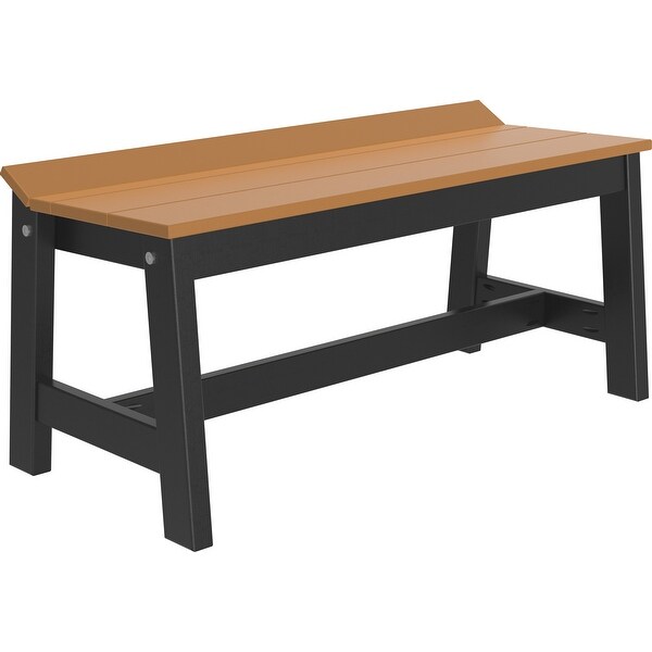 Poly Lumber Café Dining Bench - Overstock - 35489889