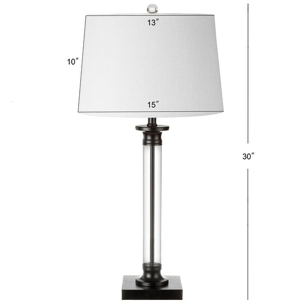 Fraser 30 Glass and Metal LED Table Lamp