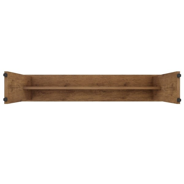 The Gray Barn Botarga Rustic Country Brown Wood Dining Room Bench - Ov