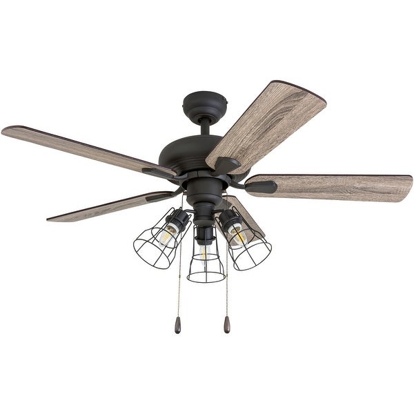 The Gray Barn Rugaard 42-inch Bronze 3-light LED Ceiling Fan | Oversto