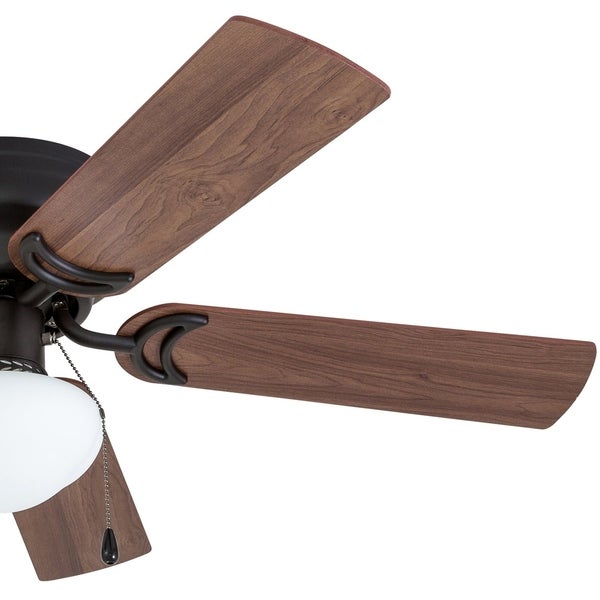 Prominence Home Alvina Ceiling Fan, Traditional, Hugger / Low Profile,