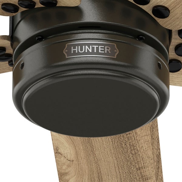 Hunter 52 Burton Outdoor Ceiling Fan and Wall Control