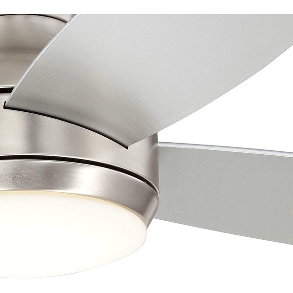 Elite Modern Industrial Hugger Low Profile Indoor Ceiling Fan with LED