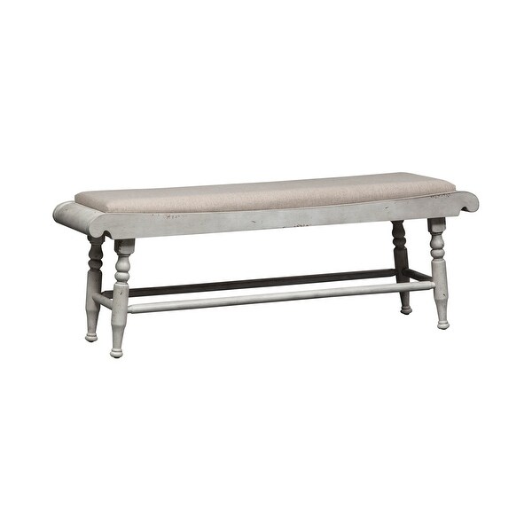 Whitney Antique Linen Bench - Overstock - 30531260