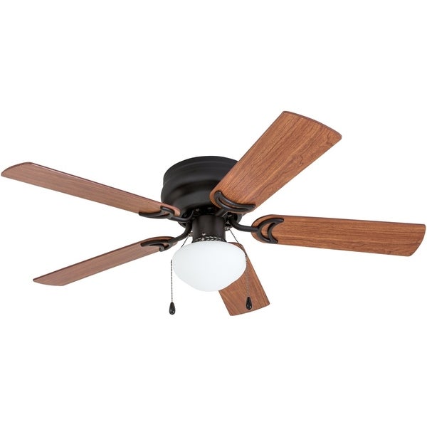 Prominence Home Alvina Ceiling Fan, Traditional, Hugger / Low Profile,