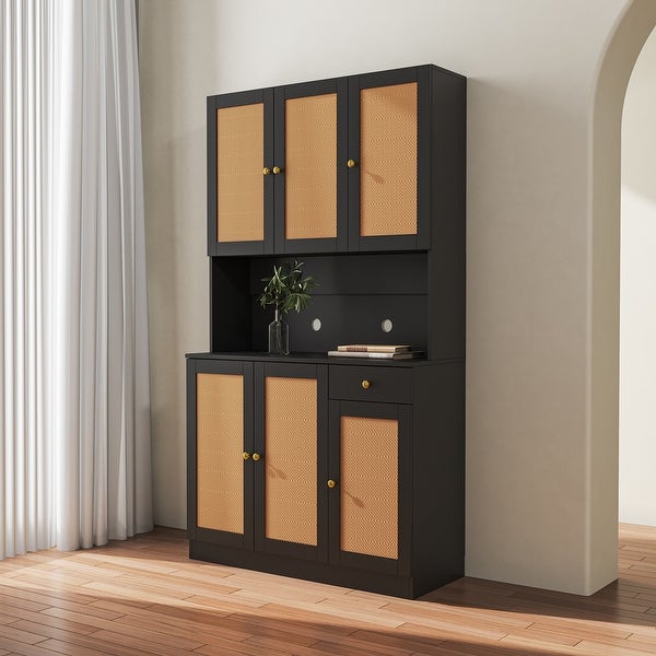 70.87 Tall Wardrobe& Kitchen Cabinet