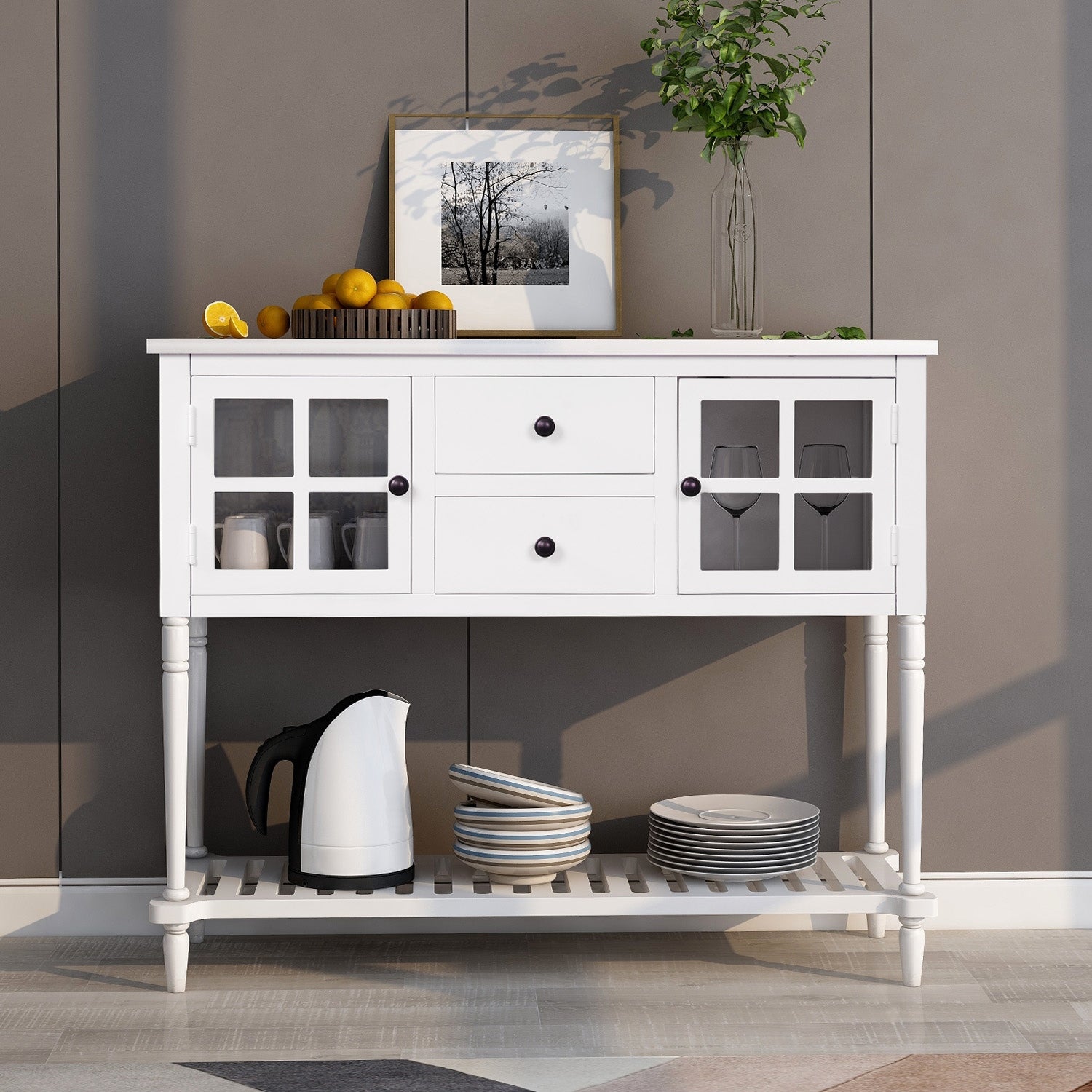 Sideboard Console Table - Overstock - 35852302