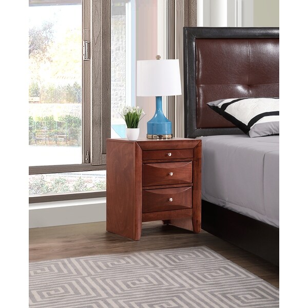 Marilla 3-Drawer Nightstand (28 in. H x 17 in. W x 23 in. D) - - 35993