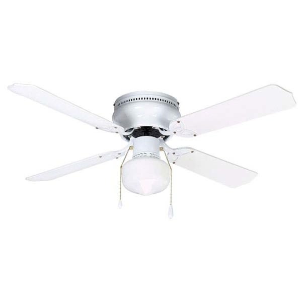 Canarm Neptune Single Light 4 Blade Hugger Ceiling Fan - Overstock - 1