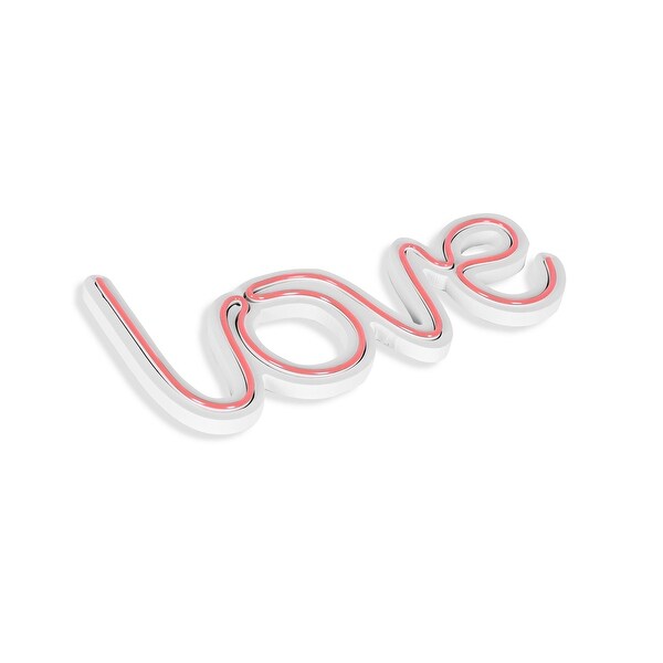 14.6 Novelty Love Led Neon Sign Wall Décor - Overstock - 36874682