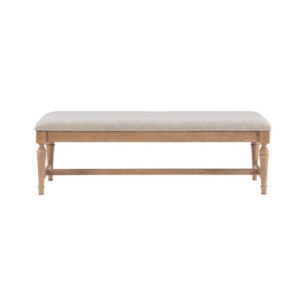 Hayes Farmhouse Dining Bench - Overstock - 36097706