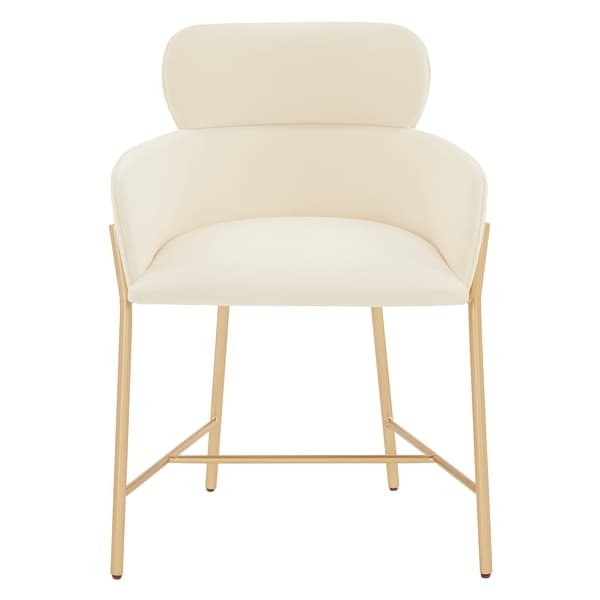 SAFAVIEH Couture Charlize Dining Chair - 22 IN W x 21 IN D x 30 IN H -