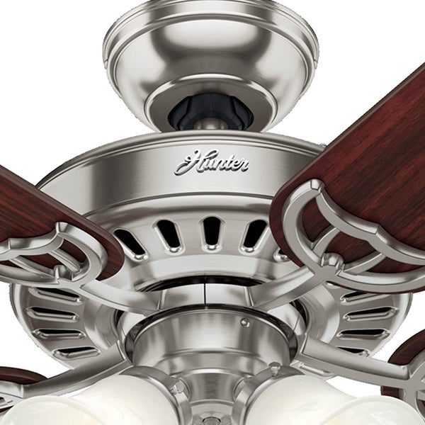 52 inch Studio Series New Bronze Ceiling Fan with LED Light Kit and Pu