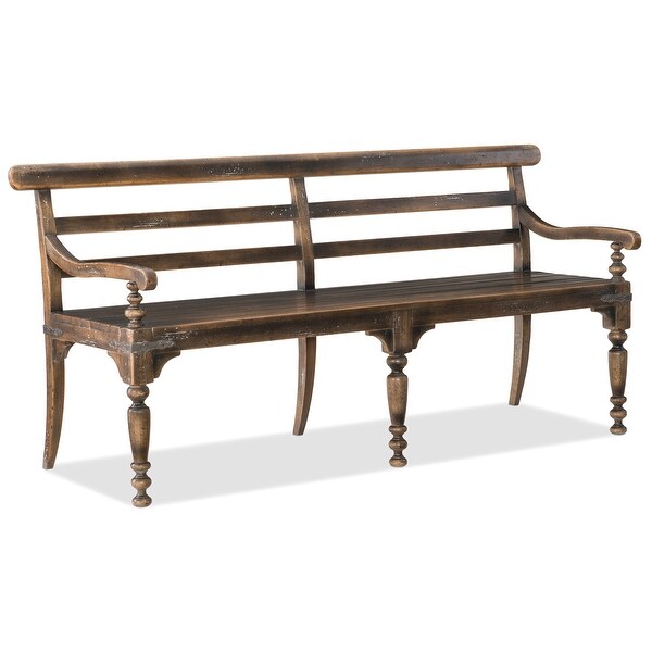 Hill Country Helotes Dining Bench - 74W x 34.5