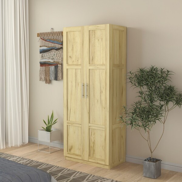 Wooden locker, 2 doors, 3 shelves, wardrobe closet, separate kitchen s