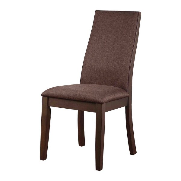 Charleston Upholstered Solid Back Dining Chairs (Set of 4) - Overstock