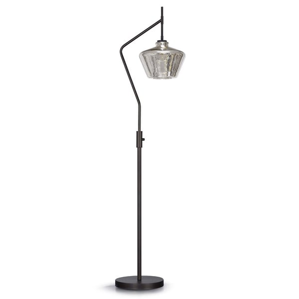 Café 69H Glass Shade Floor Lamp - Overstock - 36912037