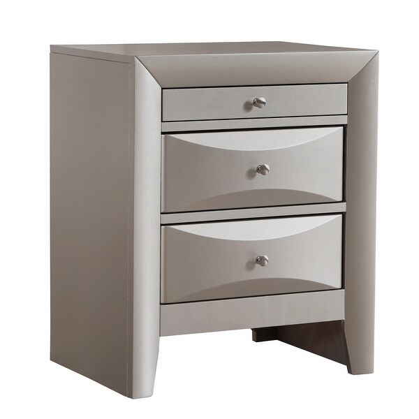 Marilla 3-Drawer Nightstand (28 in. H x 17 in. W x 23 in. D) - - 35993