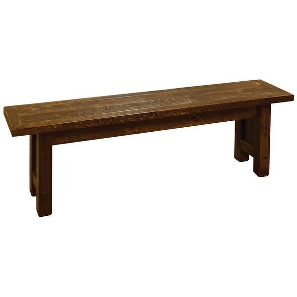 Farmhouse Timber Peg Dining Bench - Overstock - 35353851