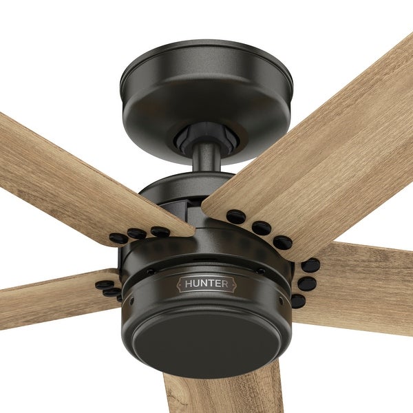 Hunter 52 Burton Outdoor Ceiling Fan and Wall Control