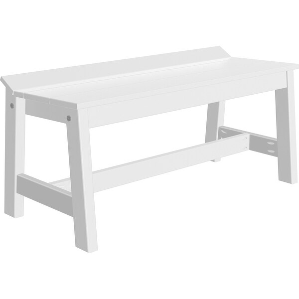 Poly Lumber Café Dining Bench - Overstock - 35489889