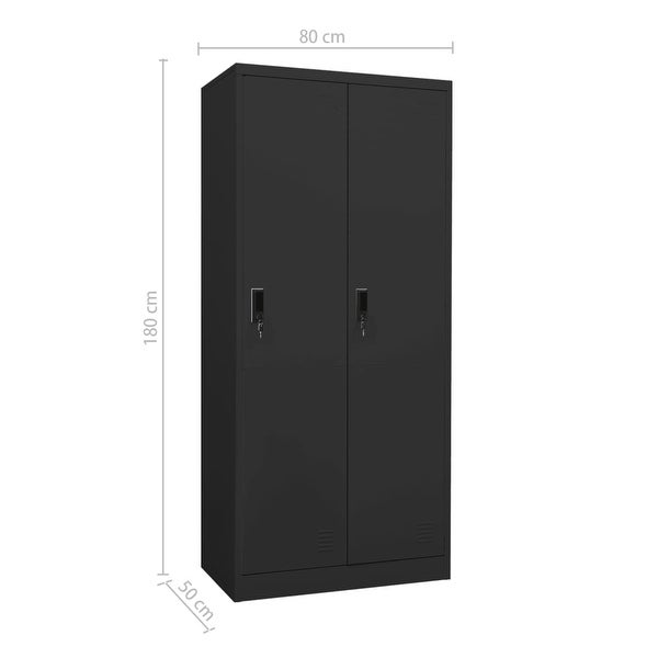 Wardrobe Anthracite 31.5x19.7