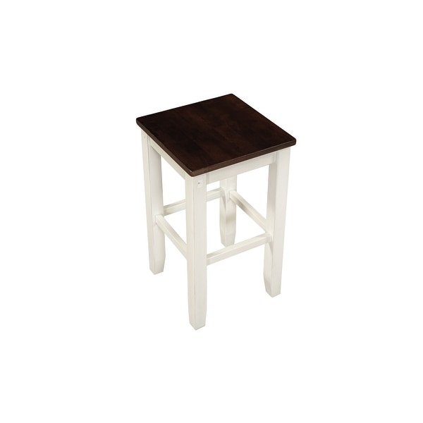 Set of 4 Counter Height Dining Stools with Footrest - Overstock - 3696