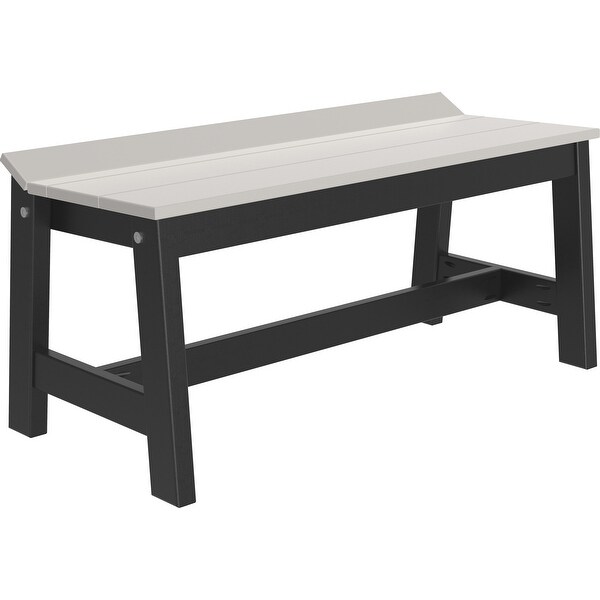 Poly Lumber Café Dining Bench - Overstock - 35489889