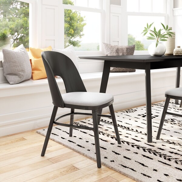 Colorado Dining Chair (Set of 2) Gray & Black - 54 x 84 - Overstock -