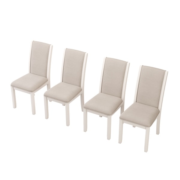 Modern 4-Piece Wood Full Back Dining Chairs - Overstock - 37398553