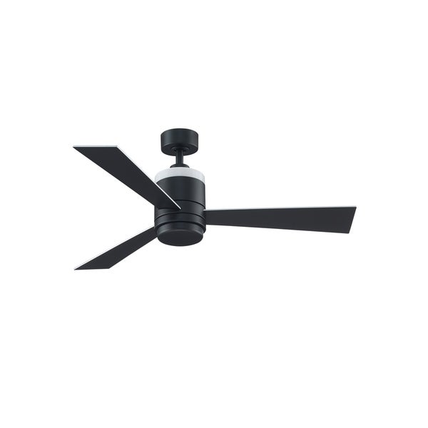 Upright 48 Ceiling Fan - Black with Reversible Blades and LED | Overst