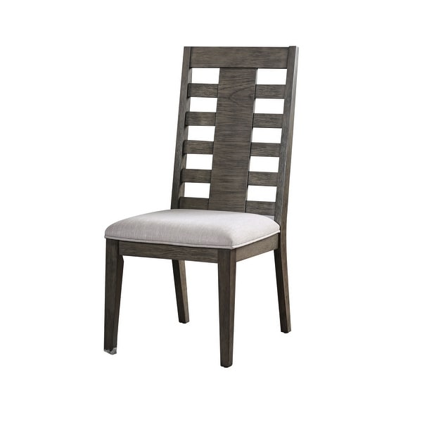 Copper Grove Tran Weathered Grey Dining Chairs (Set of 2) - Overstock