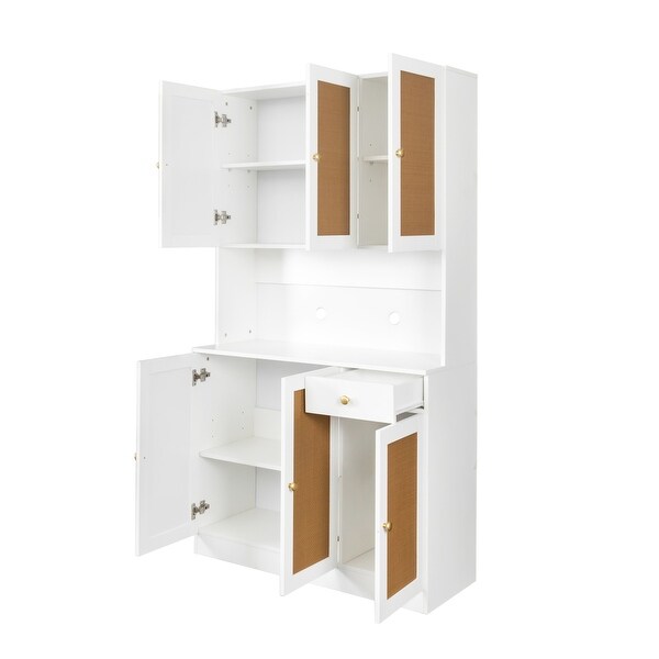 70.87 Tall Wardrobe& Kitchen Cabinet