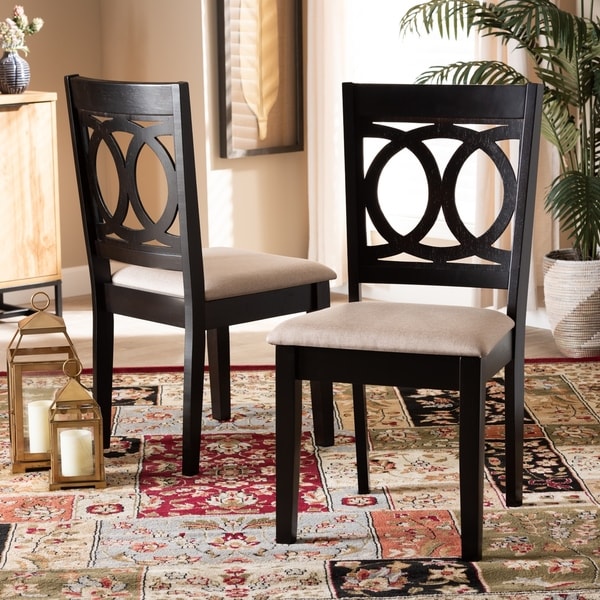 Copper Grove Taizz Modern Upholstered 2-piece Dining Chair Set - Overs