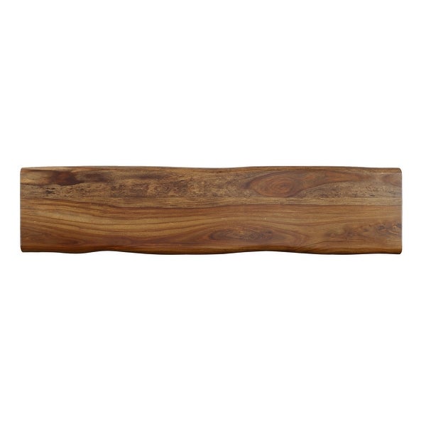 Mila Solid Wood Live Edge Dining Bench - Overstock - 37985339