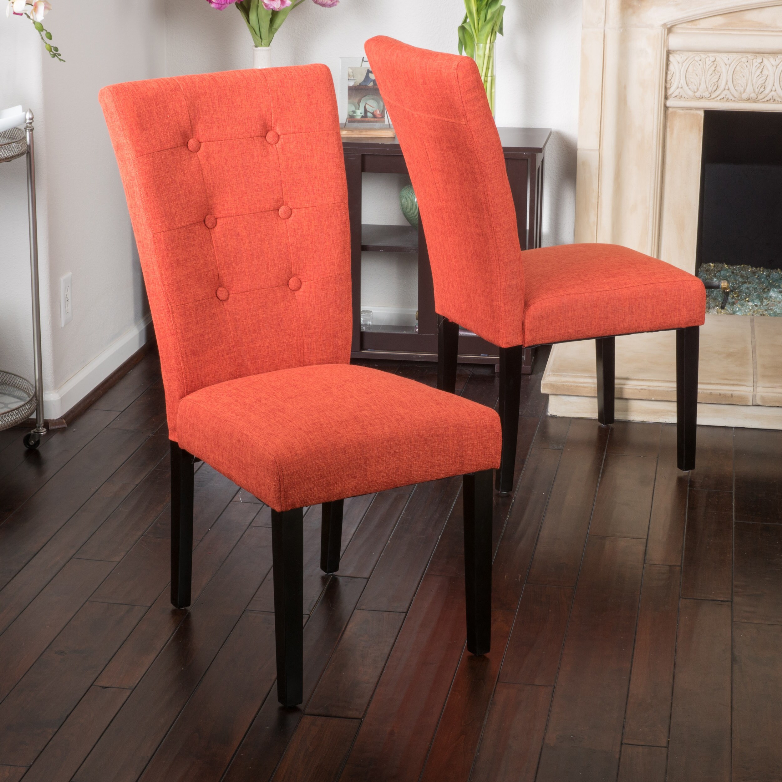 Angelina Dining Chair (Set of 2) by Christopher Knight Home - Overstoc