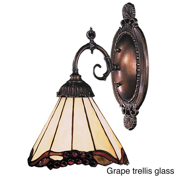 Mix-N-Match Tiffany Bronze Multiple Styles 1-light Sconce - Overstock