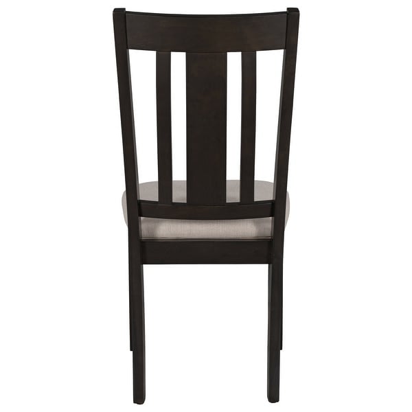 Industrial Style Wooden Dining Chairs with Ergonomic Design & Solid Wo