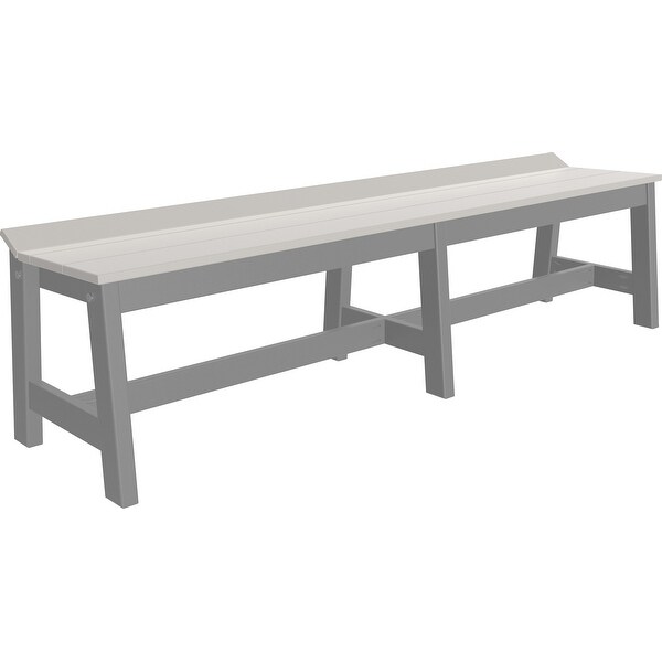 Poly Lumber Café Dining Bench - Overstock - 35489889