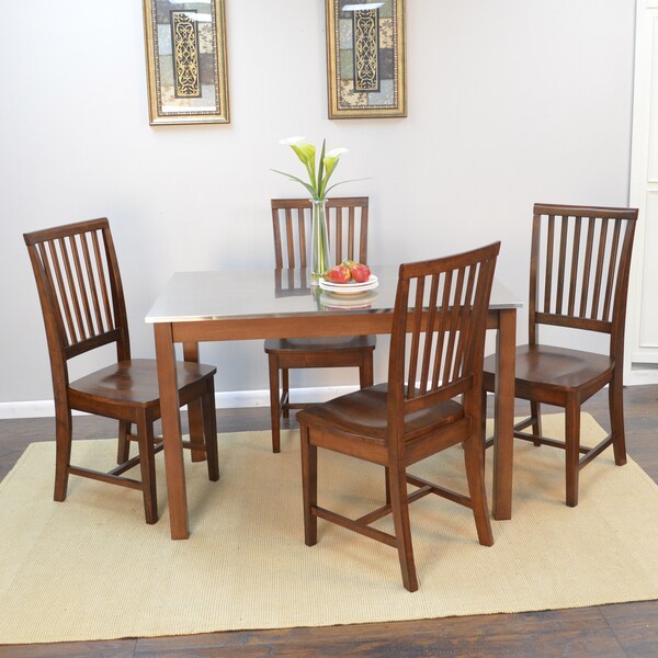 Perry Mission-style Hardwood Dining Chair - Overstock - 9759207