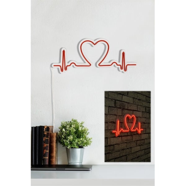 20.1 Novelty Love Rhythm Led Neon Sign Wall Décor - Overstock - 36874