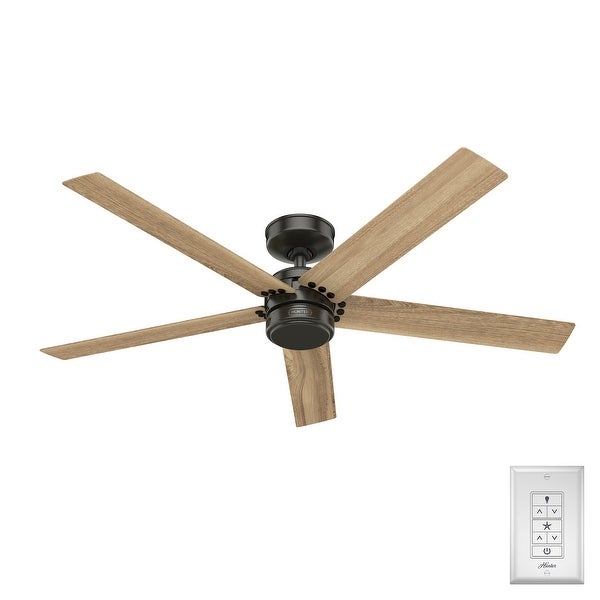 Hunter 52 Burton Outdoor Ceiling Fan and Wall Control