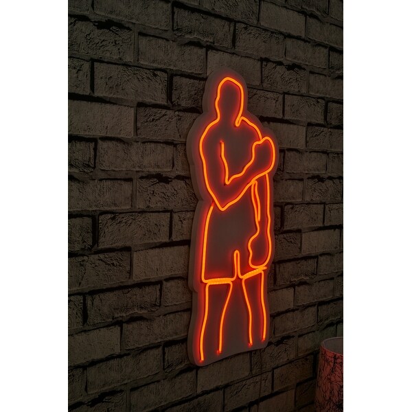 23.6 Novelty Muhammed Ali Led Neon Sign Wall Décor - 0.8