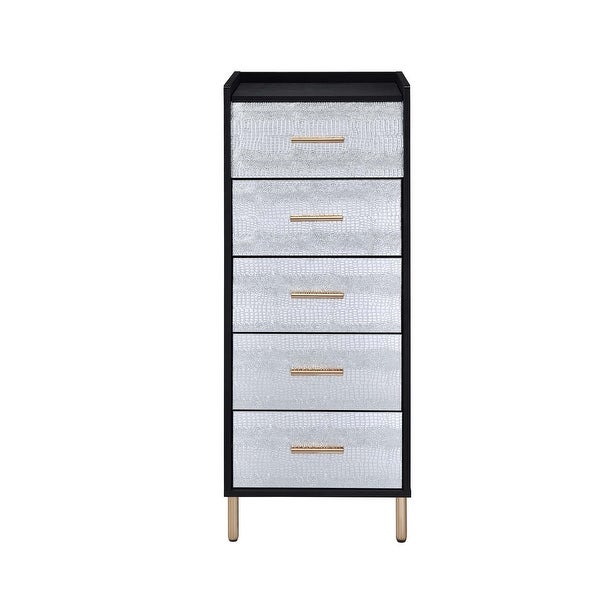 5 Drawers Jewelry Armoire with Mirror - - 36245169