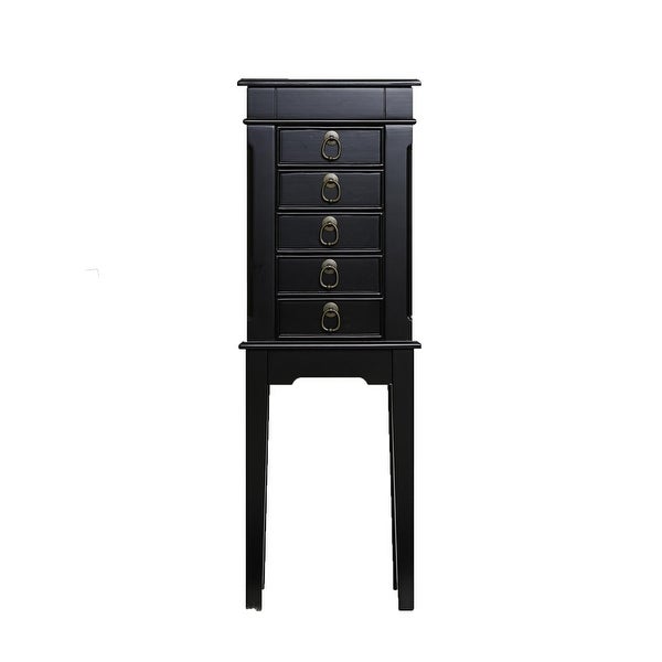 Hives and Honey Kennedy Walnut Jewelry Armoire - - 35086946