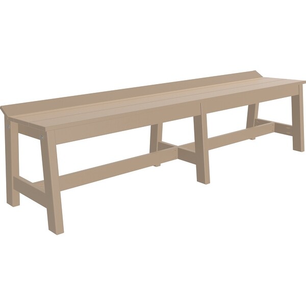 Poly Lumber Café Dining Bench - Overstock - 35489889