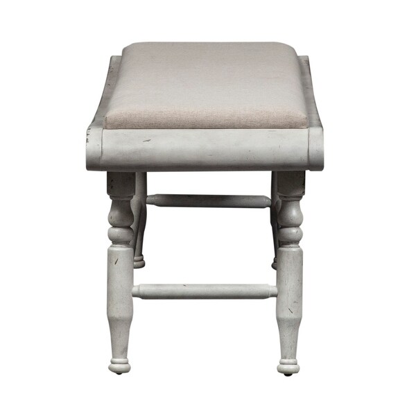 Whitney Antique Linen Bench - Overstock - 30531260