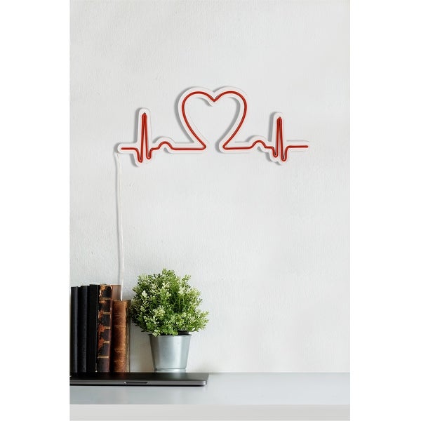 20.1 Novelty Love Rhythm Led Neon Sign Wall Décor - Overstock - 36874